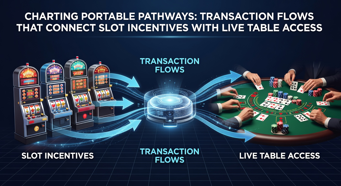 Illustration of tiered rewards progression linked to slot and live table transaction pathways