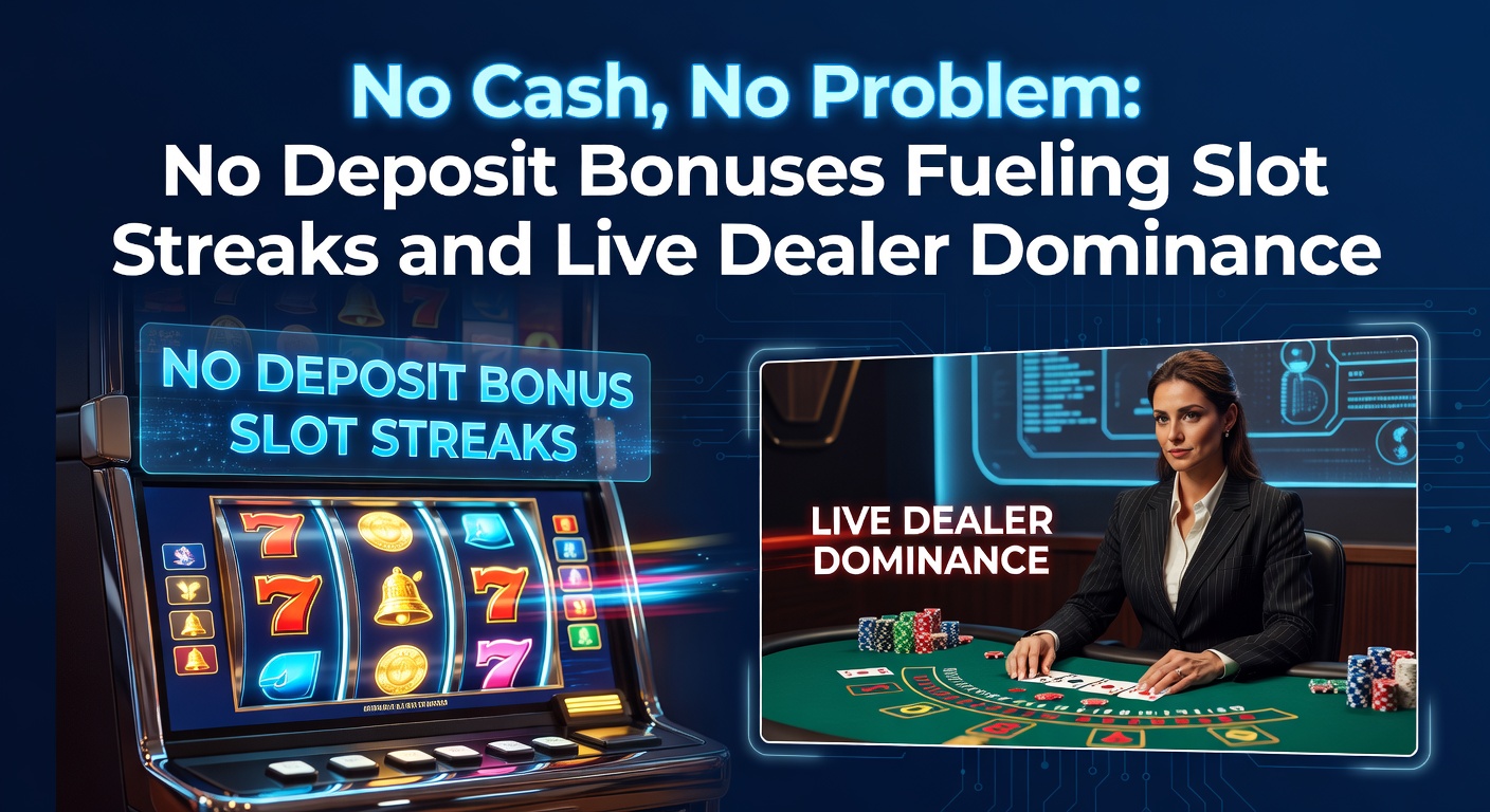 Vibrant slot machine reels spinning with glowing no deposit bonus icons overlayed, symbolizing risk-free wins in online casinos