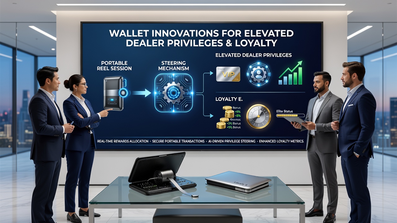 Loyalty dashboard showing progression from mobile slots to VIP live dealer tables via digital wallet usage